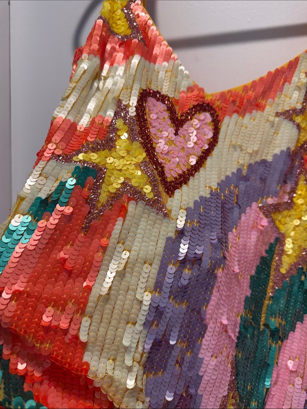Nasty gal Full Sequin Star & Heart Tank Dress - Multicolor - Picture 4 of 9